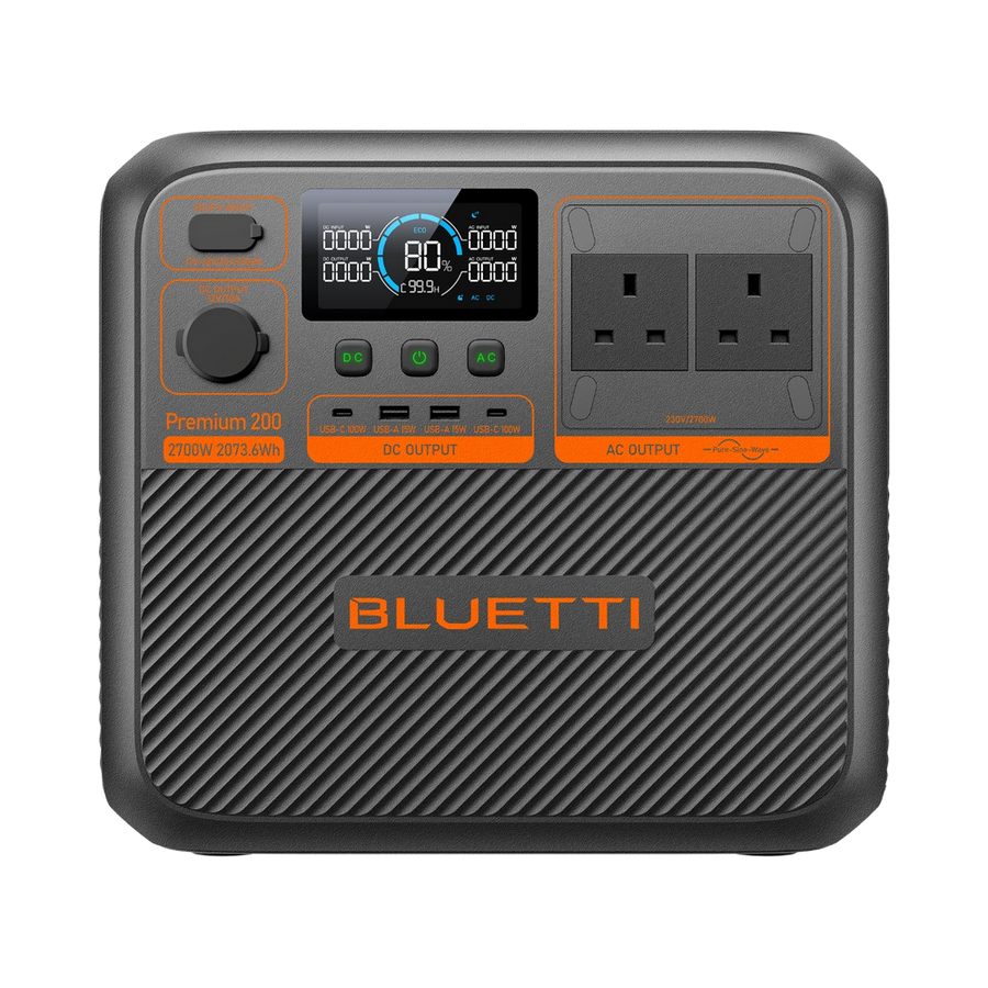 BLUETTI Premium 200 V2 Portable Power Station | 2,700W 2,073.6Wh
